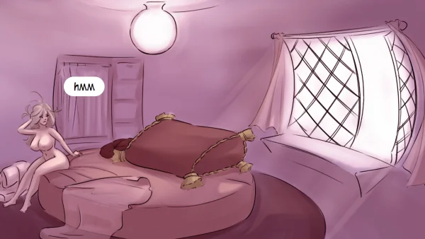Cover: Path of the Genie part 2 over a sheer pink figure, Satin Minions comic.